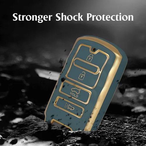 Miniatura 5 de Funda protectora de TPU para llavero inteligente compatible con Kia 2014-2019 Cadenza, 2015-2018 K900 K7 K9, 4 botones sin llave accesorios remotos