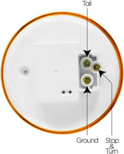 Miniatura 3 de Pro LED ST40A - Luz estroboscópica redonda de 4 pulgadas, 24 luces LED ámbar, sustituye a los productos de los compradores SL40AR - 12-24 voltios CC