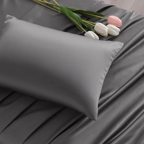 Miniatura 7 de NTBAY - Fundas de almohada de satén con cremallera para niños pequeños - Paquete de 2 con cremallera oculta de 13x18 - Fundas de almohada de lujo