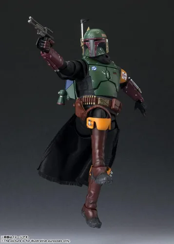 Miniatura 3 de S.H. Figuarts Boba Fett (Star Wars: El libro de Boba Fett) Aprox. 6.1 pulgadas (6.102 in), AVS, PVC y tela, figura de acción prepintada