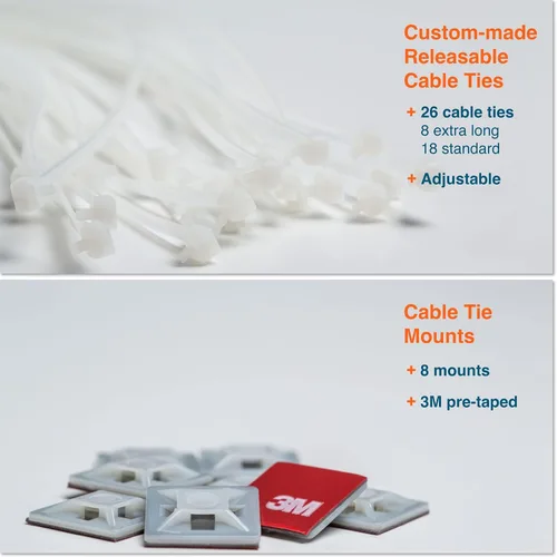 Miniatura 5 de Roving Cove® Safe Rail ™ – Balcón Escalera y Red de seguridad – Pasamanos y escaleras Ferroviario neta, Perla