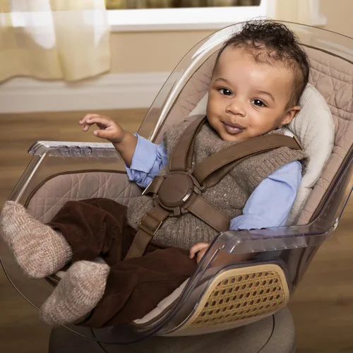Miniatura 11 de Maxi-Cosi Kiskadee - Silla alta giratoria 360, 7 modos, para bebés de hasta 5 años de hasta 50 libras, clip magnético ClipQuik, bandeja de 3
