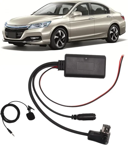 Miniatura 6 de Fydun Adaptador Bluetooth AUX de coche Bluetooth conector para módulo estéreo de audio Cable de audio estéreo adaptador de entrada AUX con micrófono