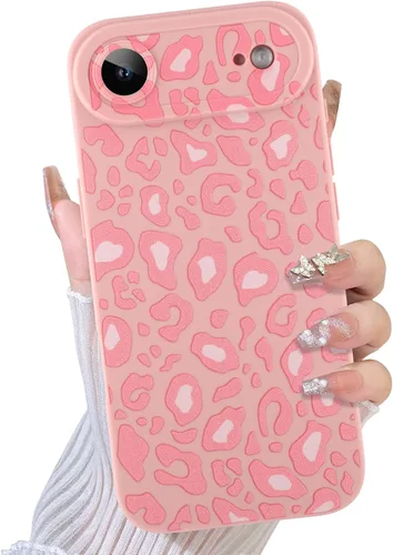 Miniatura 62 de TEAUGHT Compatible con iPhone 11 Funda con patrón lindo estampado de leopardo negro guepardo + protector de pantalla a prueba de golpes, funda