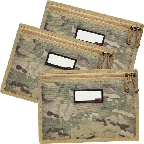 Miniatura 8 de Paquete de 3 fundas para pistola, funda suave para pistola táctica, bolsa de almacenamiento para caza, campo de tiro, deportes, 4 parches