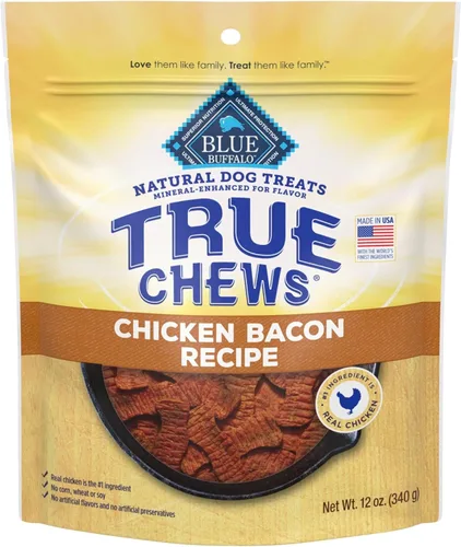 Miniatura 11 de Blue Buffalo True Chews - Golosinas para perros, hechas en los Estados Unidos con ingredientes naturales, receta de salchicha de cerdo y pollo