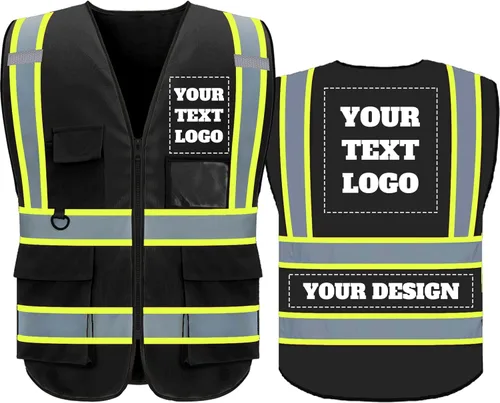 Miniatura 10 de BeautyWill Chaleco de seguridad personalizado con logotipo Clase 2 Chaleco reflectante de alta visibilidad Chaleco de trabajo protector