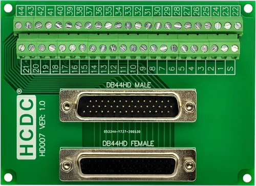Miniatura 7 de D-SUB Módulo de interfaz de bloque de terminales de placa de ruptura macho-hembra (DB37)