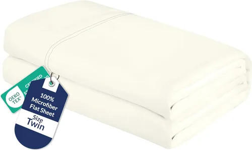 Miniatura 62 de Royale Linens Sábana Plana King – Sábanas Planas de Microfibra Cepillada Ultra Suave 1800 Solamente – Sin Arrugas y Resistente a las Manchas – Gris