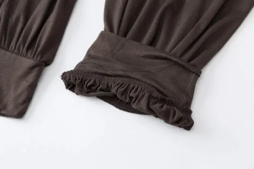 Miniatura 118 de Pantalones de algodón modal para mujer de AvaCostume, pantalones suaves para practicar yoga o deportes.