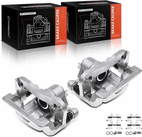 Miniatura 10 de A-Premium conjunto de pinza de freno de disco con soporte compatible con modelos seleccionados de Hyundai y Kia - para Sportage, Tucson - lado