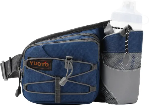 Miniatura 14 de Waist Pack with Water Bottle Holder for Running Walking Hiking Fanny Pack Hydration Belt