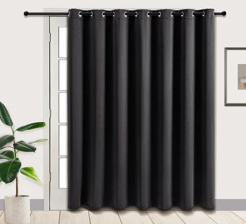 Miniatura 121 de PI Cortinas opacas para dormitorio, tratamiento de ventana con aislamiento térmico de anillo superior, cortinas oscurecedoras de habitación