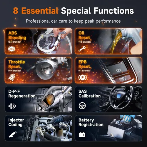 Miniatura 2 de Escáner FOXWELL NT624 Elite OBD2 2026 actualizado desde NT614Elite y NT604Elite, herramienta de escaneo OBD2 para todo el sistema, 8 funciones