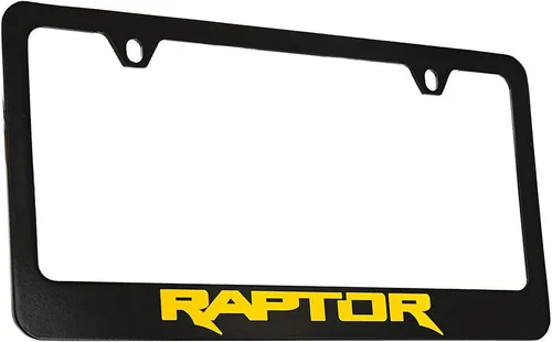 Miniatura 6 de Marco de Placa de Licencia de Metal Negro Ford Raptor