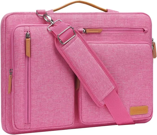 Miniatura 31 de MOSISO Bolsa de hombro protectora 360 para laptop, bolsas de computadora de 15-15.6 pulgadas compatibles con MacBook Pro de 16 pulgadas, HP, Dell