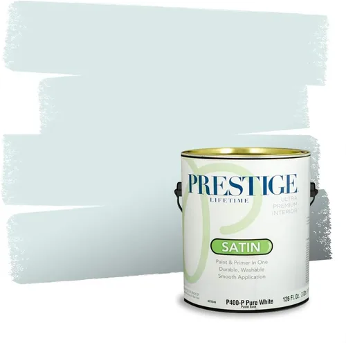 Miniatura 365 de Pintura Exterior + imprimación PRESTIGE, todo-en-uno, 1 galón, acabado mate, color comparable al Valspar* Royal Gray* VS151-Gris real