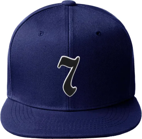 Miniatura 1489 de Daxton Gorra clásica con visera de billete plano con letras del alfabeto inglés antiguo de la A a la Z