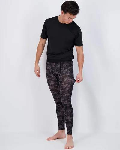 Miniatura 4 de Real Essentials Paquete de 3 pantalones de compresión activos para hombre, mallas de capa base de entrenamiento