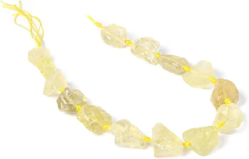 Miniatura 11 de Agujero graduado crudo de la pepita del cristal del cuarzo del blanco del aura de la aguamarina del filamento 6.6 ft m perforado