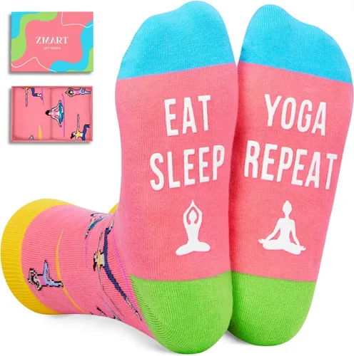 Miniatura 12 de Zmart Gifts for Sports Lovers - Running Yoga Dance Skater Fishing Gifts, Funny Socks