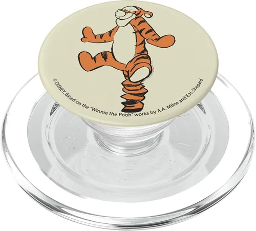Disney Winnie The Pooh Tigger Bouncing Retrato PopSockets MagSafe PopGrip para iPhone