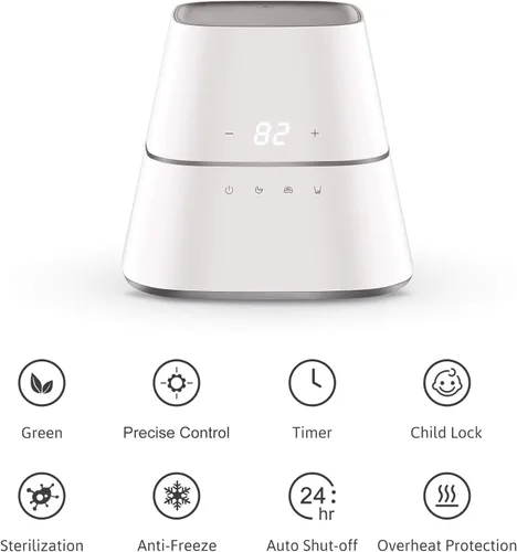 Miniatura 4 de AquaPad CozyFlow Cubrecolchón con calefacción por agua, sin cable eléctrico, todo digital, garantía de 5 años, AirQuiet y tecnología de doble