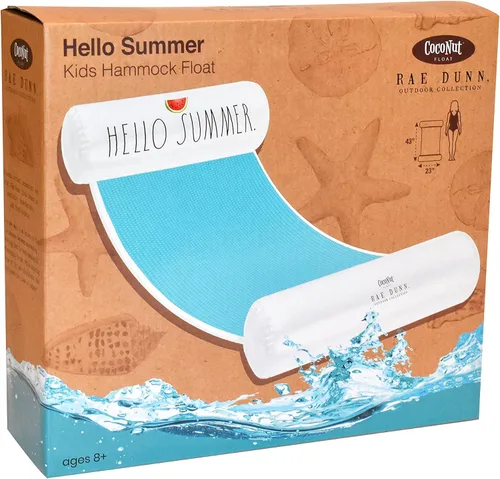 Miniatura 7 de Rae Dunn x CocoNut Float - Flotador de hamaca para niños, tamaño infantil, inflable, flotador de silla de montar y silla de descanso, versátil