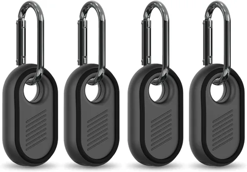 Miniatura 9 de Paquete de 4 fundas compatibles con Samsung Galaxy SmartTag2, resistentes fundas de silicona suave antideslizante para Galaxy Smart Tag 2