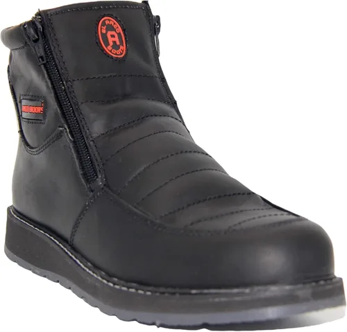 Miniatura 6 de The Western Shops - Botas de trabajo de cuero con doble cremallera para hombre