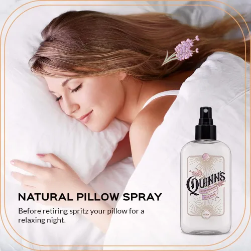Miniatura 2 de Quinn's Agua de lavanda - Spray de almohada natural - Aromaterapia relajante - Niebla corporal facial de 8 onzas