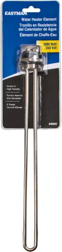 Miniatura 10 de Eastman Elemento calentador de agua eléctrico recto de 120 V x 1500 W de alta densidad, elemento de calentamiento de agua caliente con funda