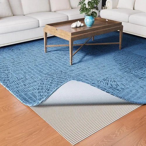 Miniatura 8 de Jorvila Almohadilla antideslizante para alfombra de 10 x 14 pies, alfombrilla antideslizante para alfombras debajo de la zona, mantiene las Blanco