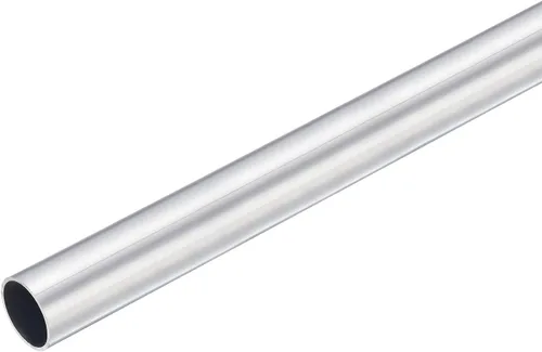 Miniatura 22 de uxcell Tubo redondo de aluminio 6063 0.157 in OD 0.118 in diámetro interior 11.811 in longitud tubería