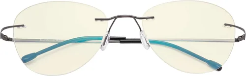 Miniatura 2 de Eyekepper Anteojos progresivos sin montura para lectores multifocal, filtro de luz azul, lentes de lectura piloto para mujer