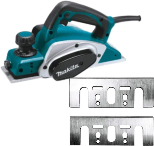Miniatura 6 de Makita 2 piezas – 3.25" HSS cepilladora cuchillas para cepilladoras de 3.25 pulgadas – corte rápido para madera dura