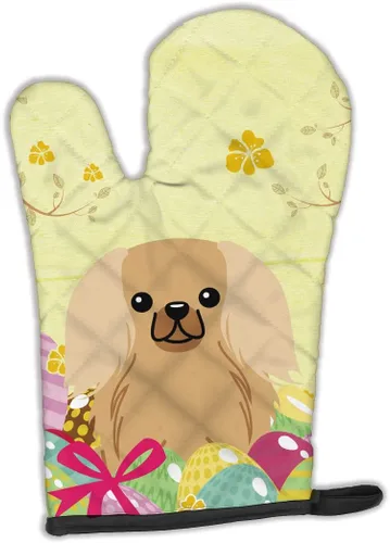 Miniatura 345 de Caroline's Treasures BB2732OVMT Dog House Collection Border Collie - Guante de horno grueso resistente al calor para sartenes calientes y horno