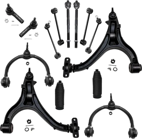 Miniatura 24 de Detroit Axle - Kit de suspensión frontal de 16 piezas para RWD Chrysler 300 Dodge Charger Challenger Magnum 6 brazos de control con rótulas 2