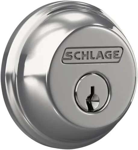 Miniatura 24 de Schlage - Cerrojo con llave de 1 lado, la más alta seguridad residencial, negro mate, B60 N 622