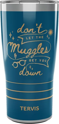 Tervis Traveler Harry Potter Don't Let Muggles Get You Down Vaso de triple pared aislado para viajes, mantiene las bebidas frías y calientes, 20
