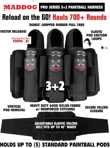 Miniatura 2 de Maddog Pro arnés para Paintball