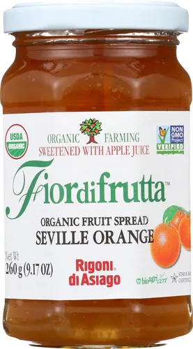 Miniatura 36 de Rigoni di Asiago Fiordifrutta, untable de frutas orgánico, arándano silvestre, 8.82 onzas