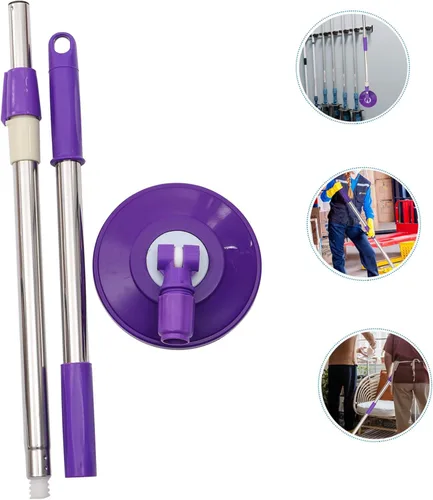 Miniatura 5 de Accesorios de repuesto para fregona giratoria para una fácil limpieza Púrpura