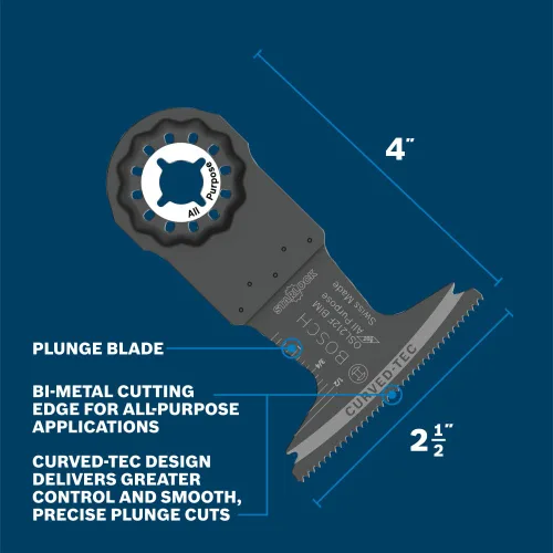 Miniatura 3 de Bosch OSL034F Starlock cuchilla bimetálica para corte profundo