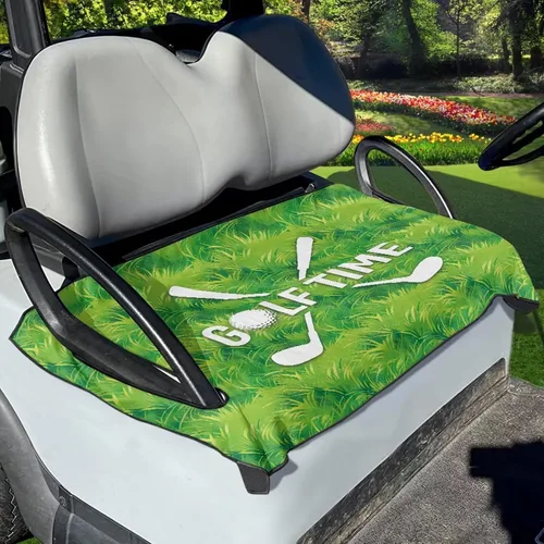 Miniatura 26 de Yewattles Universal personalizado carrito de golf cubierta de asiento de verano al aire libre Anti-caliente Club Coche Coche Manta Green Lawn Golf
