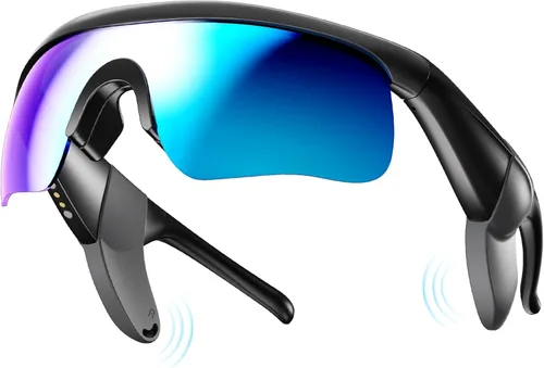 Miniatura 8 de Gafas Bluetooth con altavoces de oído abierto, lentes de sol de audio estéreo de alta fidelidad para hombres, polarizados, UV400, impermeables