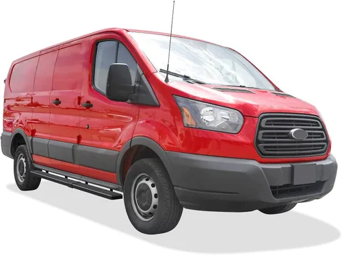 Miniatura 2 de APS Estribos (Escalones Laterales Barras de Escalón) compatibles con Ford Transit 2015-2026 Van de tamaño completo de 3 puertas