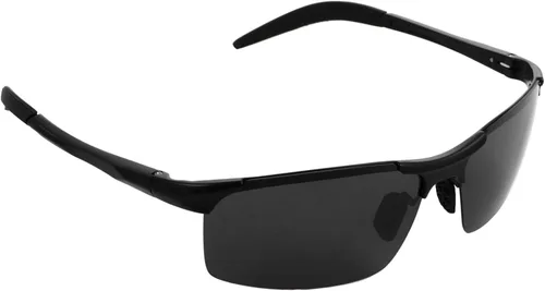KOMBIUDA Gafas de ciclismo para hombre, gafas de equitación, protección UV, marco a prueba de viento, lentes negras y grises, gafas deportivas