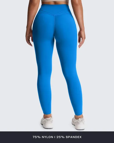 Miniatura 113 de Aoxjox Trinity - Pantalones de yoga de cintura alta con bolsillos para mujer, control de abdomen, cintura cruzada, leggings de entrenamiento suaves