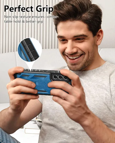 Miniatura 6 de SOiOS Funda protectora para Samsung Galaxy S22: protección de grado militar a prueba de caídas con soporte Resistente a prueba de golpes TPU mate